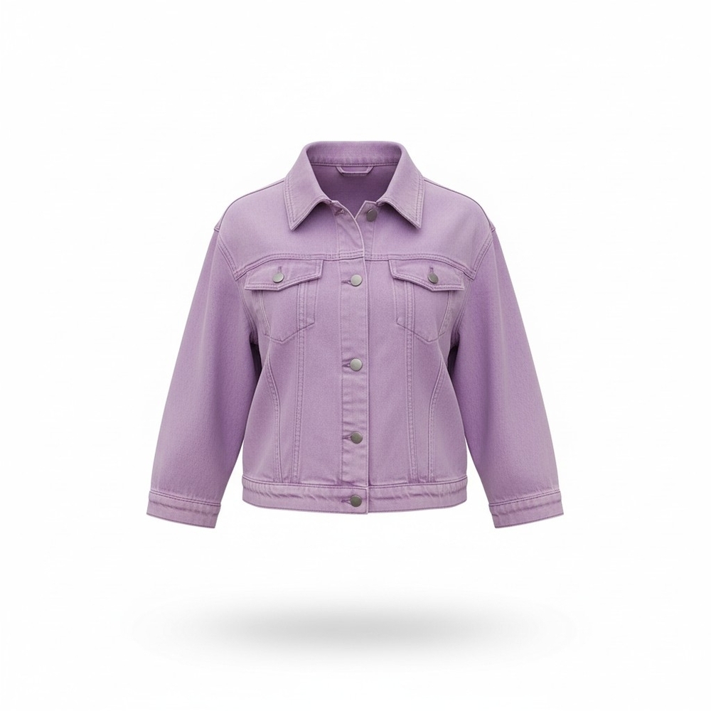 Women's Purple Denim Jacket